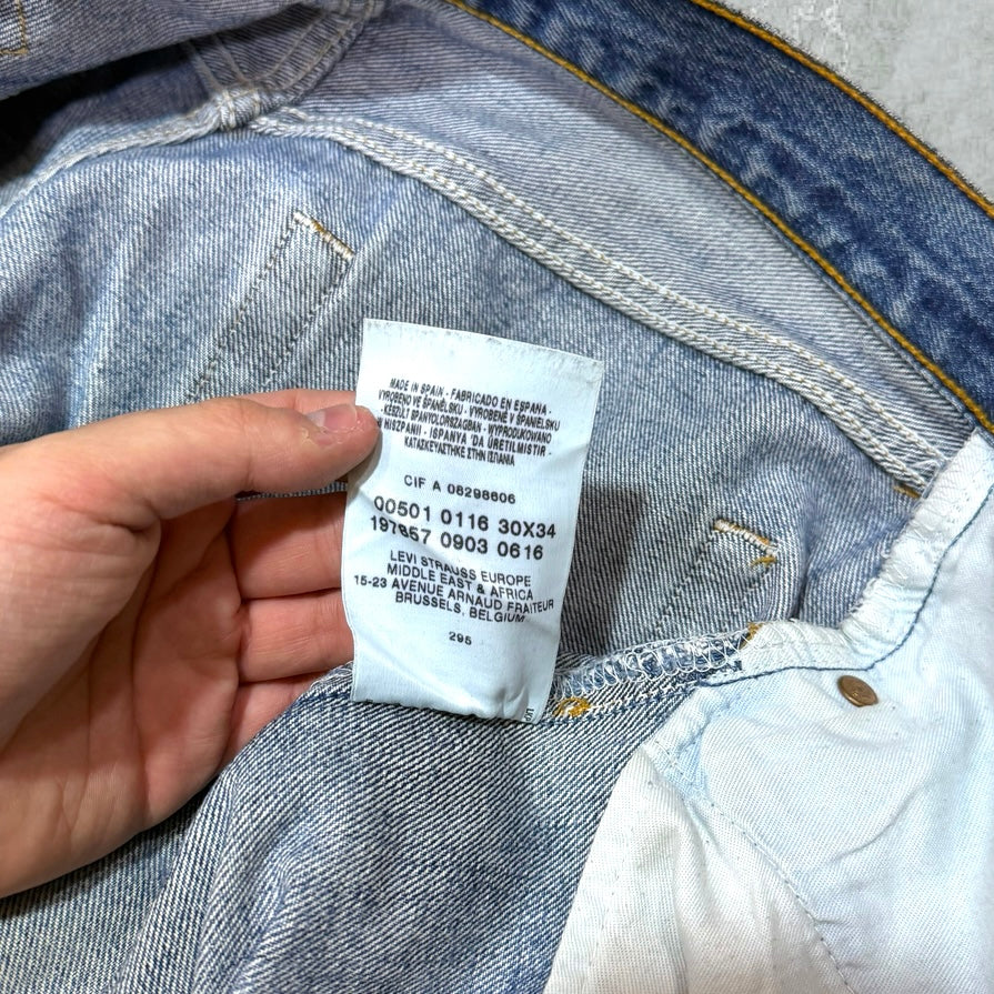 00s Jeans Levis 501 Made in Spain Vintage [44 IT]
