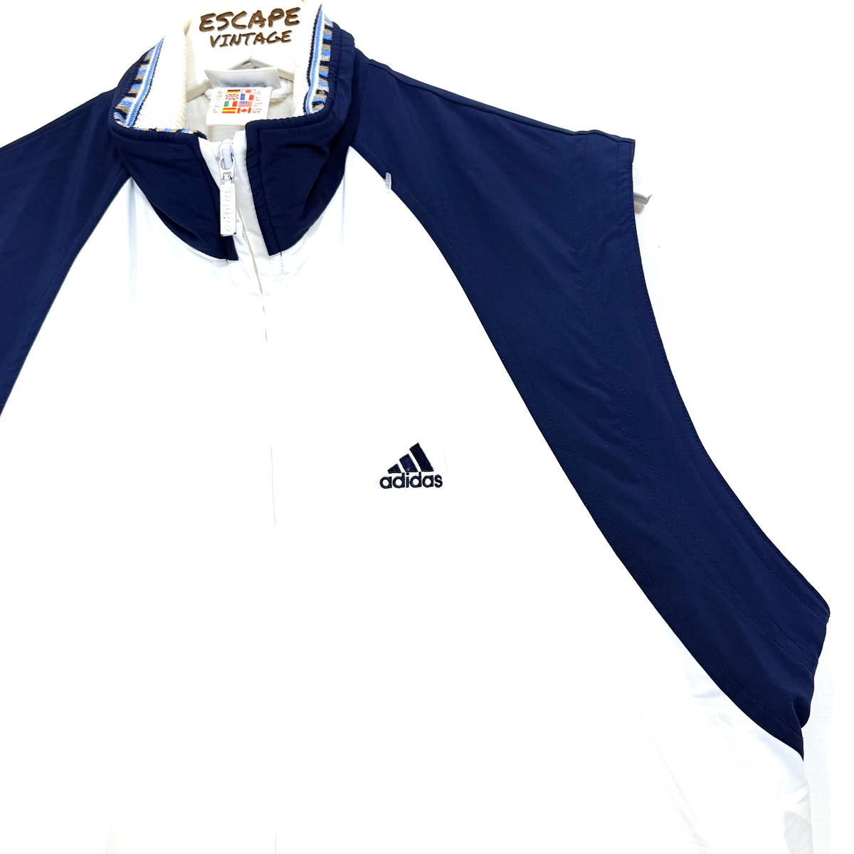 90s Giacca Adidas 2-in-1 Vintage [L]