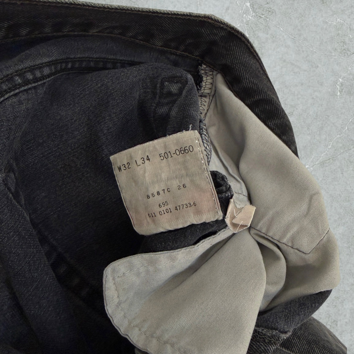 90s Jeans Levis 501 Made In USA Vintage [46 IT]