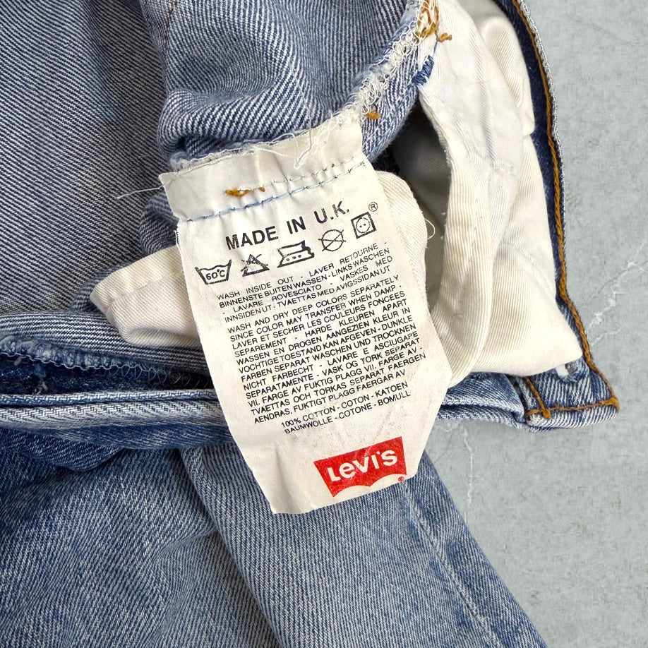 80s Jeans Levis Made In UK Vintage [44 IT]