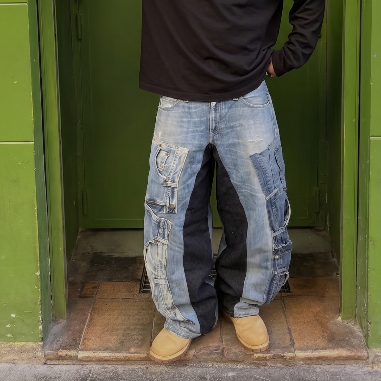 [LIMITED EDITION] Jeans Levis Patchwork Ultra Baggy Vintage [50 IT]