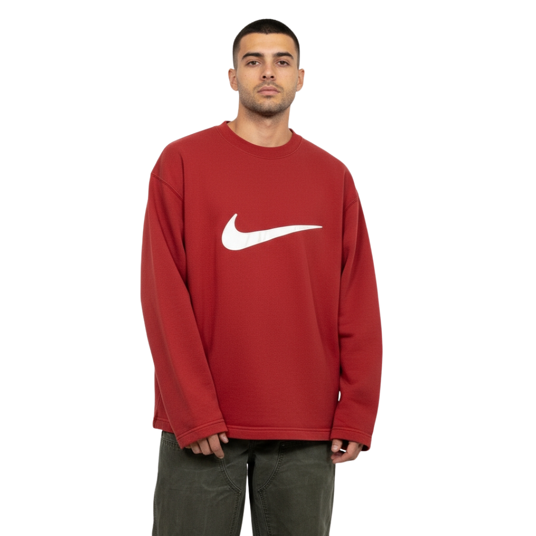 [SUPER RARA] 90s Felpa Nike Big Swoosh Vintage [L]